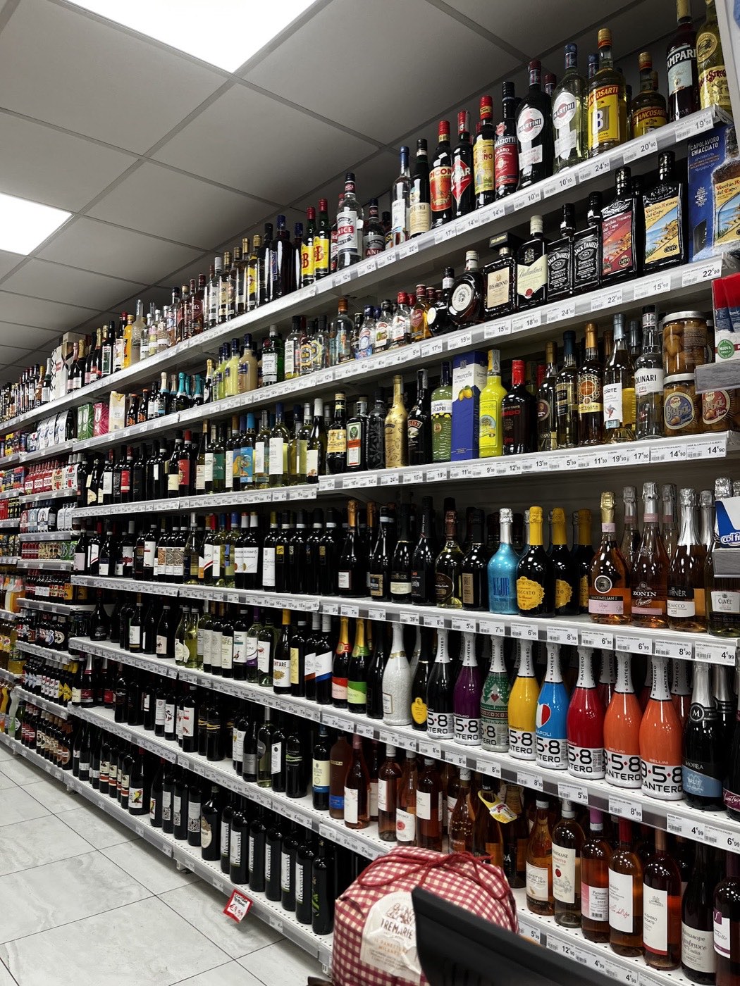Rayon spiritueux et limoncello, amari et prosecco — Spesa Italia Nice Le Port