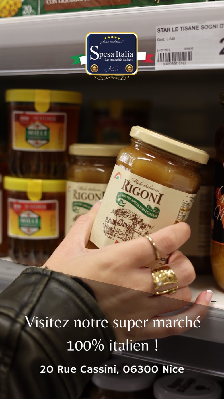 Pot de miel italien Rigoni choisi en rayon — Spesa Italia Nice