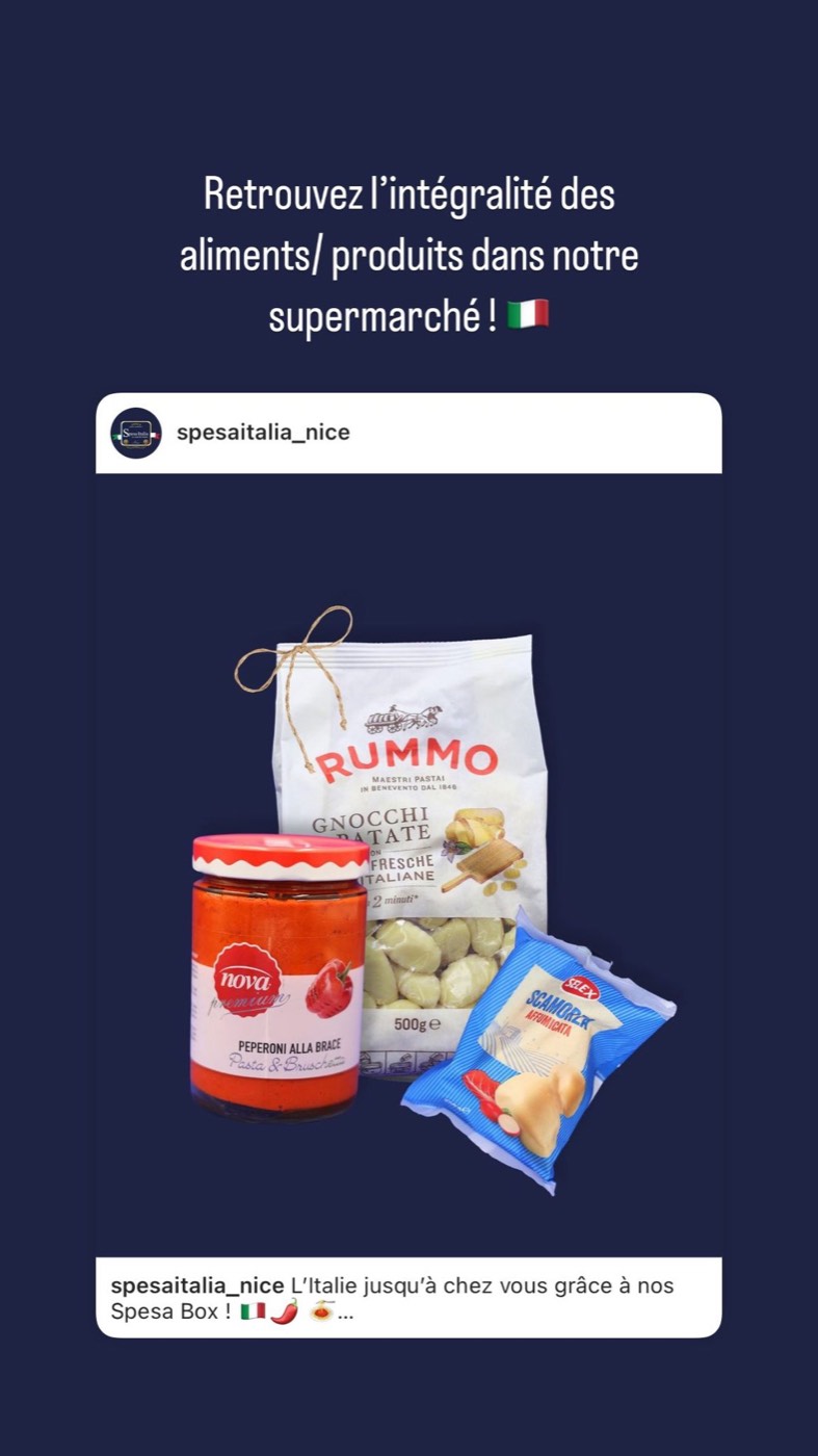 Spesa Box : gnocchi Rummo, peperoni alla brace et scamorza affumicata — Spesa Italia